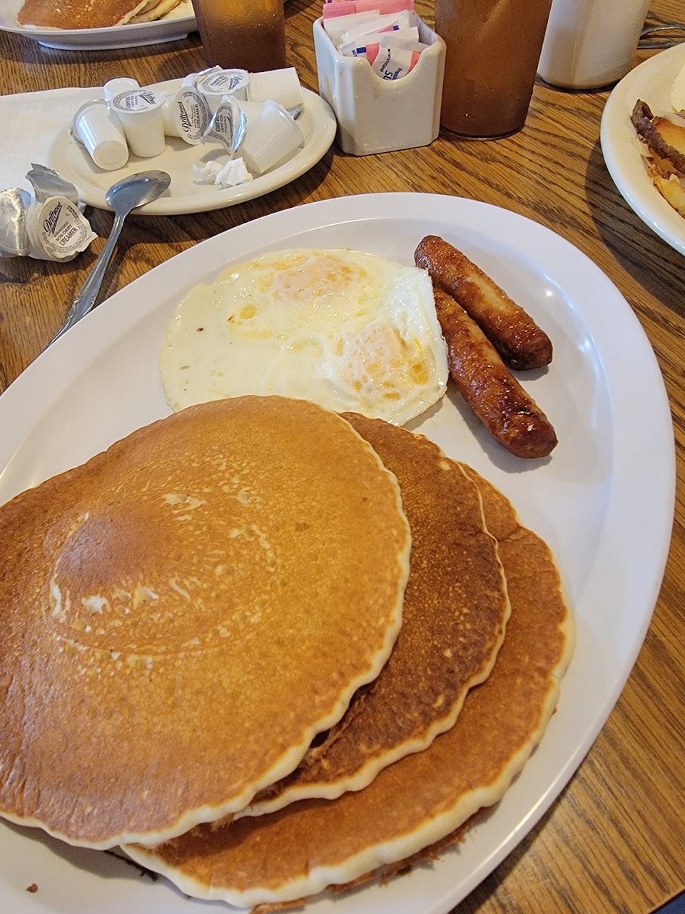 Hot Cakes Eggs Sausage Links